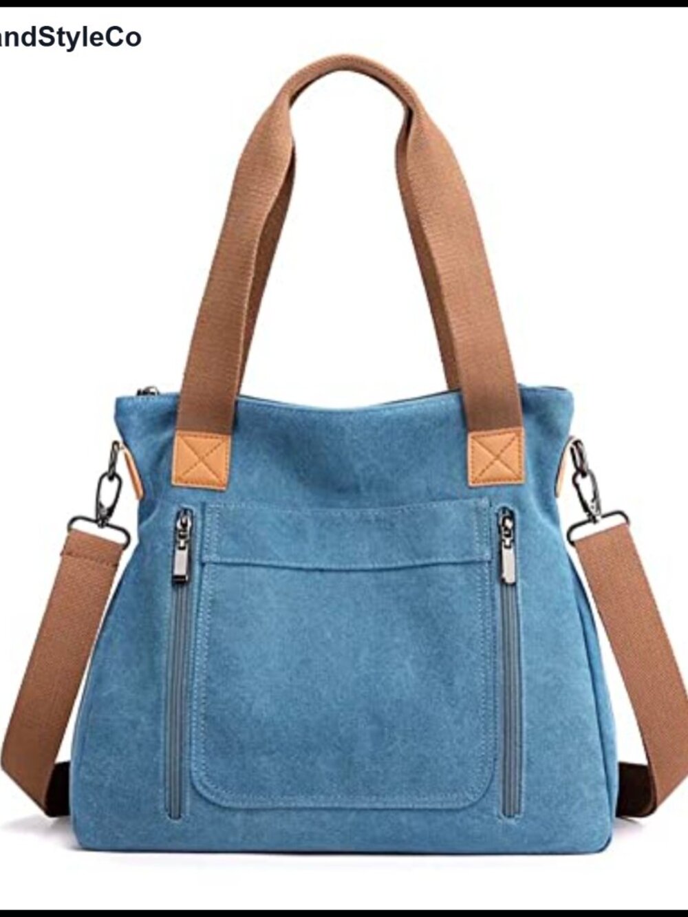 SULCET Canvas Hobo Handbag Women Tote Shoulder Bag Travel Work Shopping